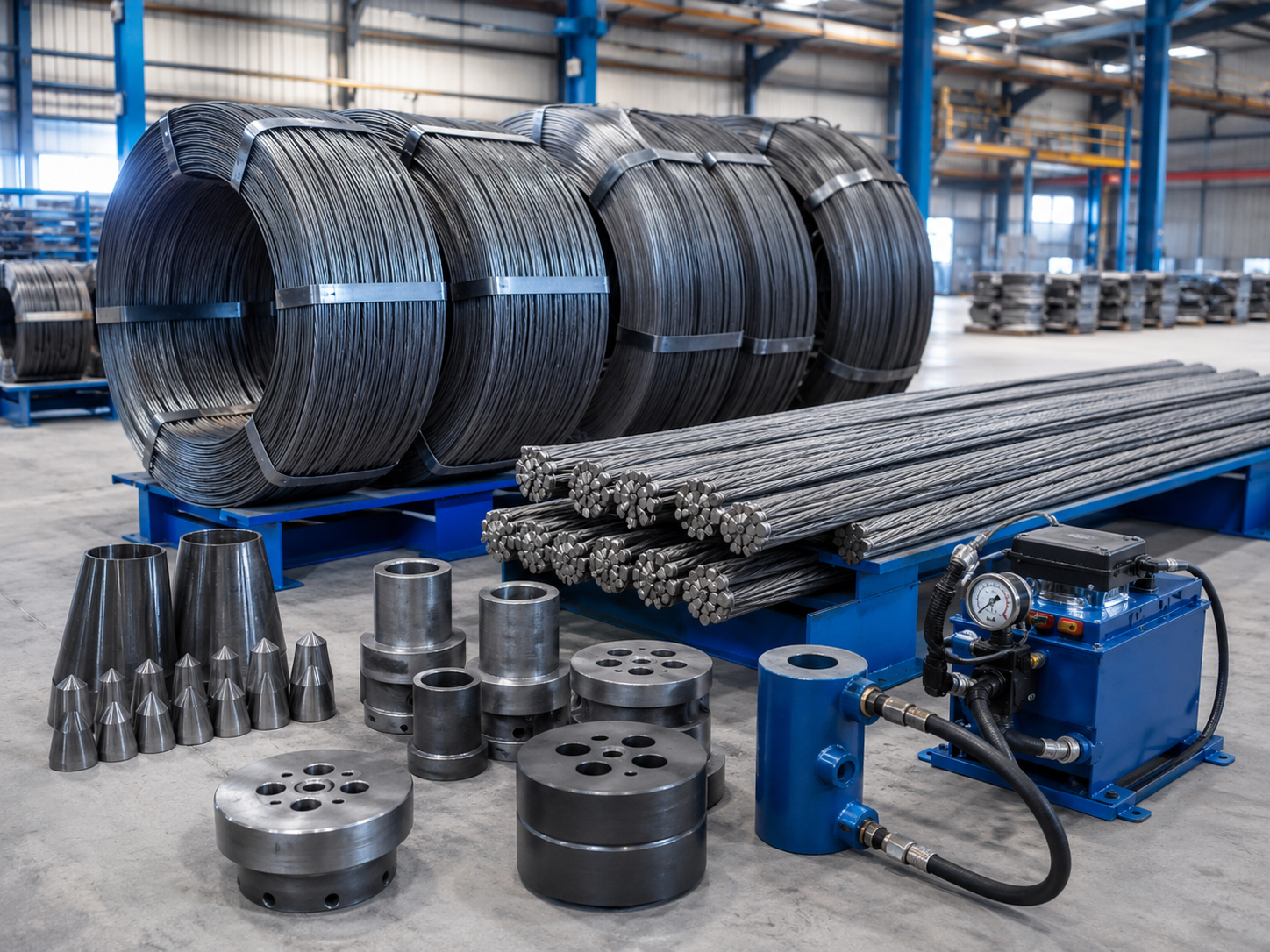 Prestressing and post-tensioning products